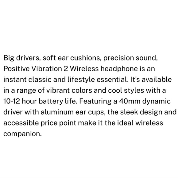 🤩 HOST PICK 🤩 BNIB HOUSE OF MARLEY POSITIVE VIBRATIONS 2 WIRELESS HEADPHONES - Picture 10 of 12